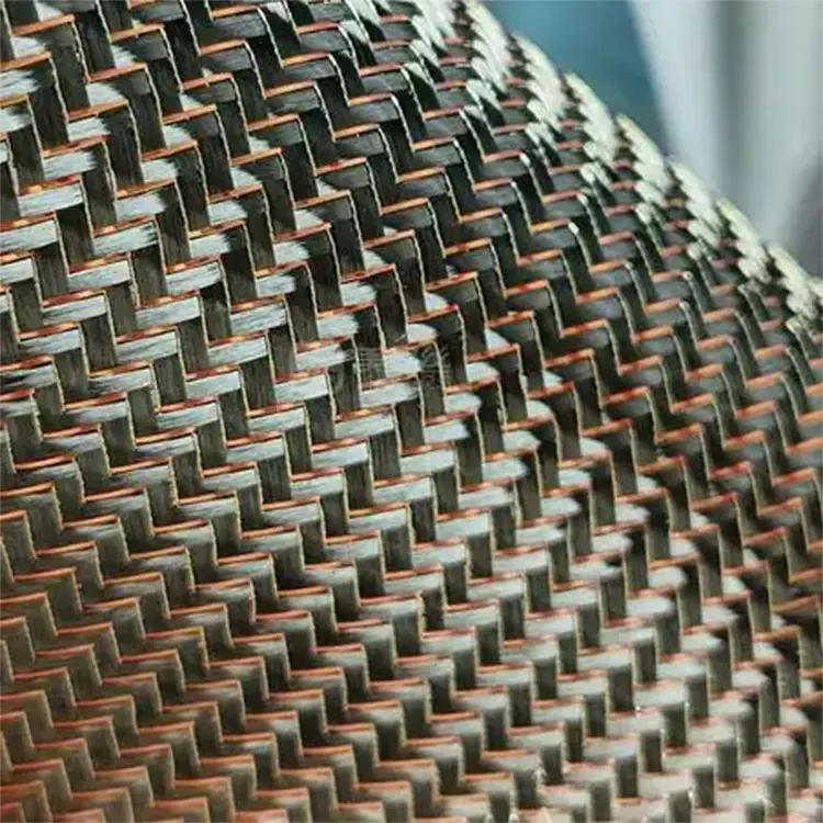 3K Gold Woven Carbon Fiber Fabric